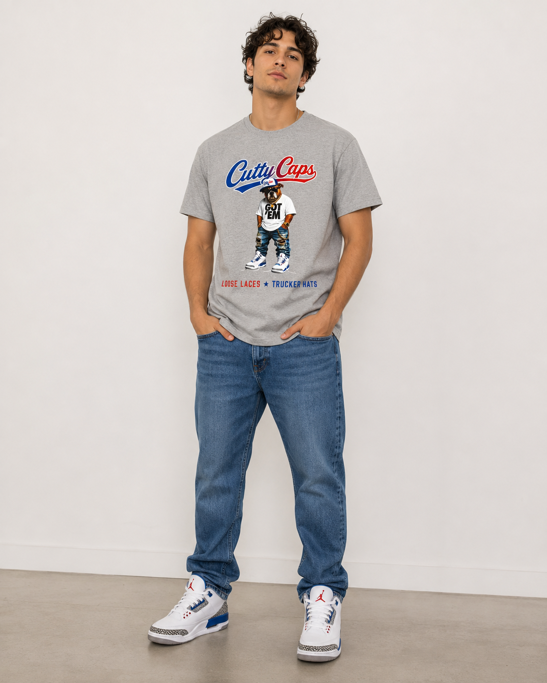 Cutty Caps True Blue Graphic T-Shirt