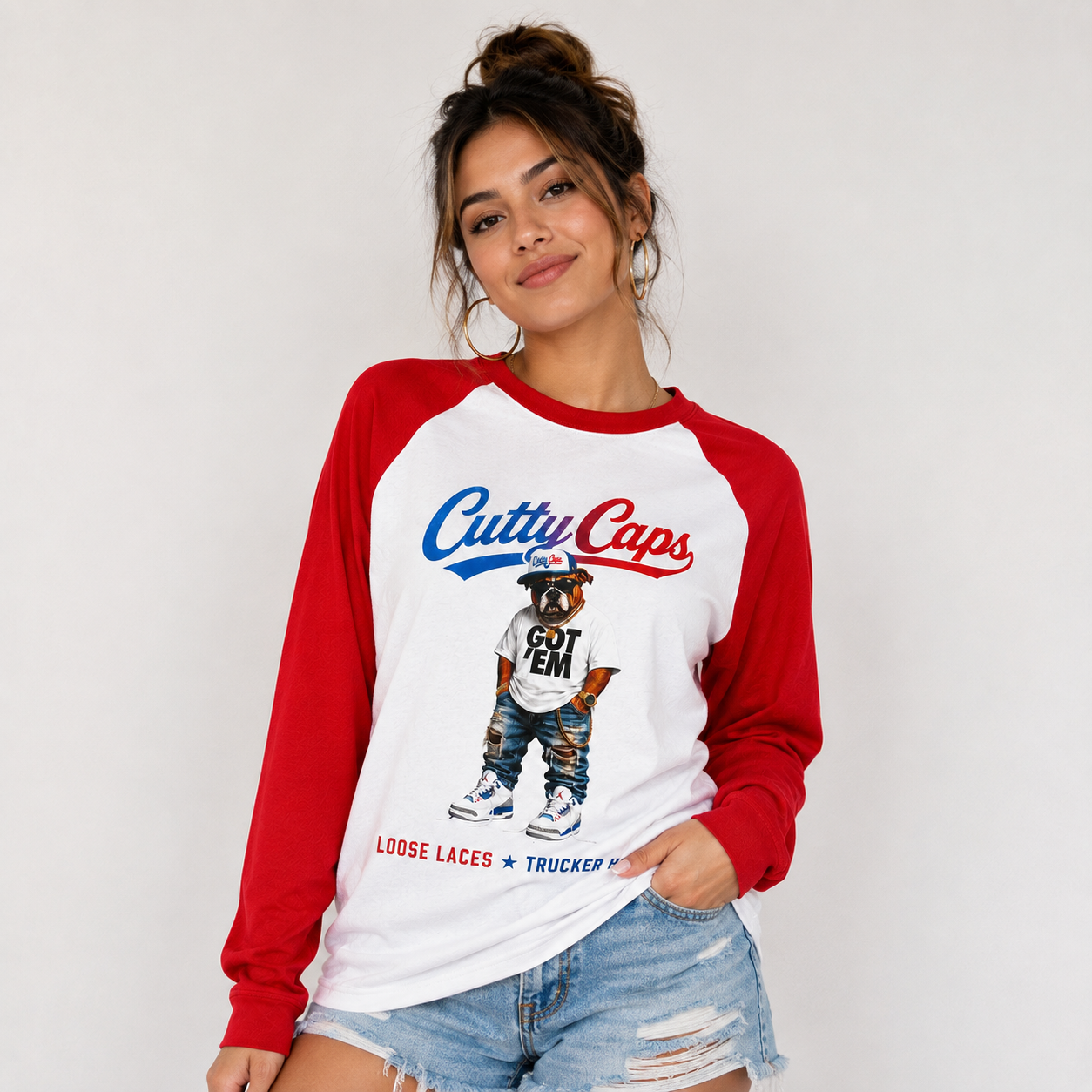 Cutty Caps True Blue Baseball Graphic T-Shirt