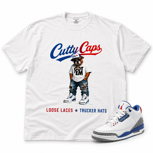 Cutty Caps True Blue Graphic T-Shirt