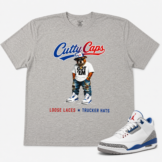 Cutty Caps True Blue Graphic T-Shirt