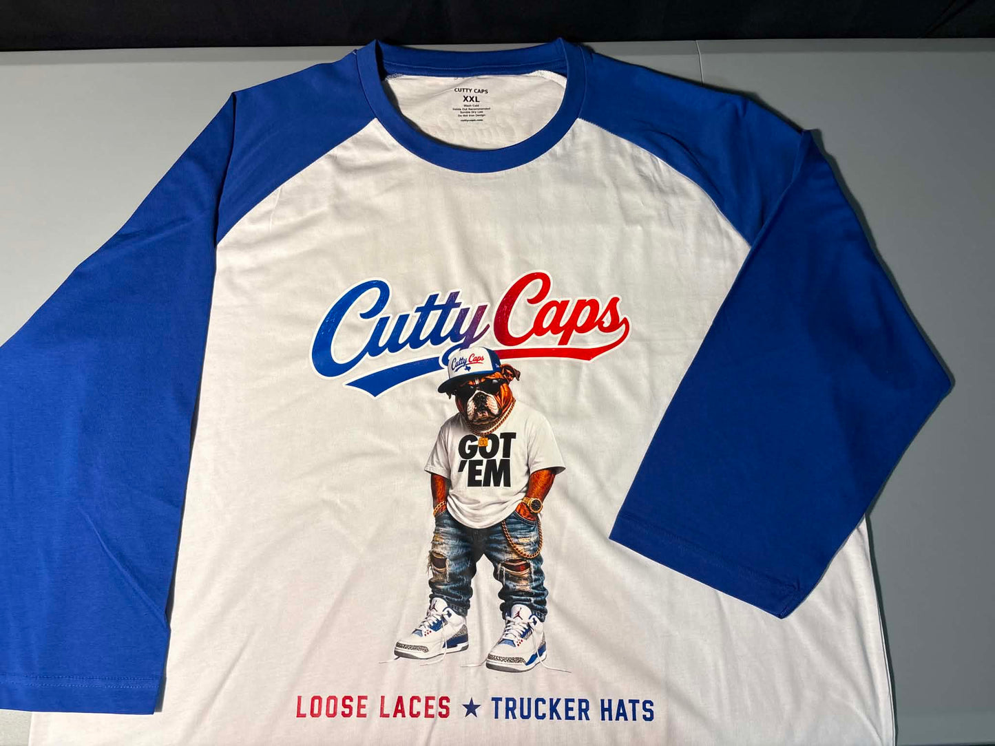 Cutty Caps True Blue Baseball Graphic T-Shirt