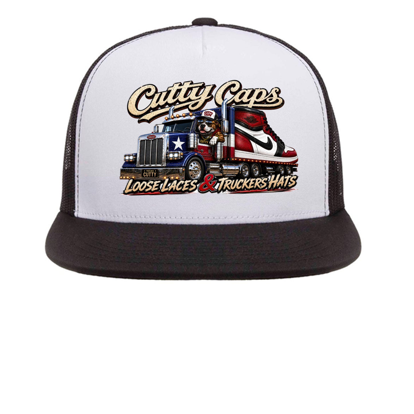 Black/ White/ Black - 6006 - FRONT