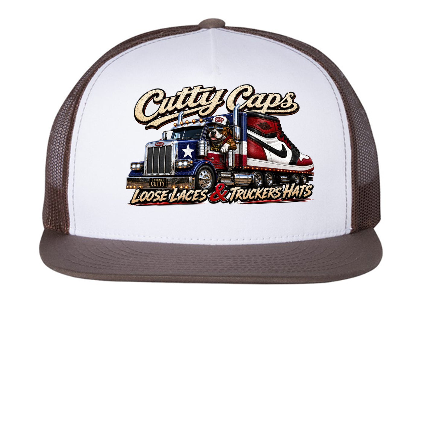 Brown/ White/ Brown - 6006 - FRONT